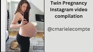 Christine Lecompte Knox Twin pregnancy compilation