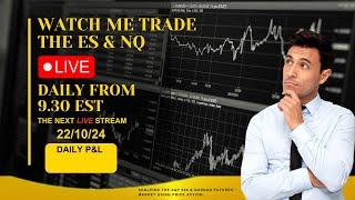 TRADING LIVE! S&P 500 FUTURES MARKET