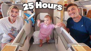 Traveling 25 HOURS to Dubai with a baby