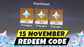 15 November New Redeem Code Genshin Impact | How to Redeem Code Genshin Impact 5.1