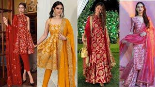 Latest #Brocade Suit Designs|Brocade Kurti Designs|Banarasi Suit Designs|Banarasi Kurti Designs