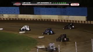 OVER THE WALL! Badger Midget Driver, Scott Hatton, goes over the fence at Angell Park Speedway!