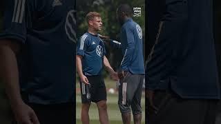 Kimmich & Rudiger Clash In Training #shorts