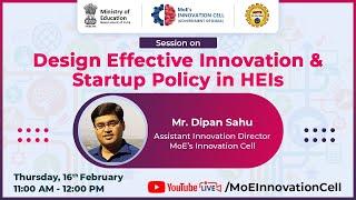 Design Effective Innovation & Startup Policy in HEIs