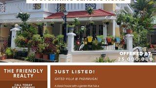 Gated Villa Sale At Ernakulam 6. 5 Cents Land 2900 sq ft 5 BHK Posh Villa SALE.