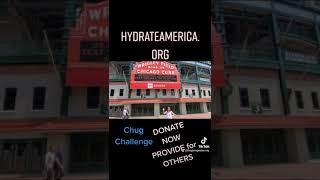 TheGivingWater Chug Challenge for Charity to HydrateAmerica.org