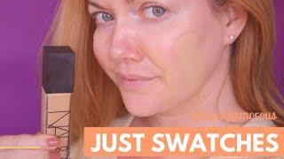 JUST SWATCHES | Nars Radiant Longwear Foundation Shades + Undertones | girlgetglamorous