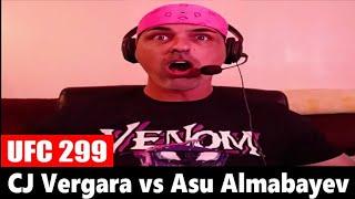 UFC 299: CJ Vergara vs Asu Almabayev REACTION