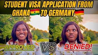 Student Visa Application From GhanaTo Germany|Requirements&Checlist|Some Interview Questions