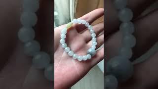 缅甸天然翡翠冰种乌鸡料手串｜jade bracelet#翡翠 #jade  #jewelry #周深