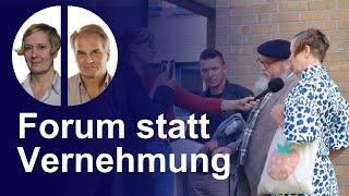 Forum statt Vernehmung. Ein Gespräch mit Viviane Fischer