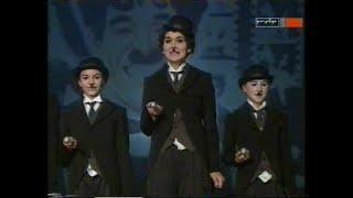 Inka Bause als Charlie Chaplin