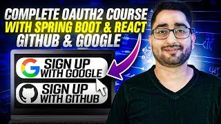 Complete OAuth2 Course with Spring Boot & React | GitHub & Google Integration Step By Step Tutorial