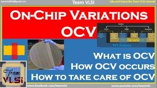 On-Chip Variation in VLSI | OCV | Why OCV  occur | How to take care of OCV | AOCV | POCV