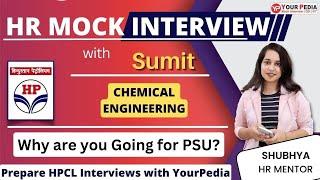 HR Mock interview for HPCL Interview | Why are you Going for PSU? | Take guidance from YourPedia