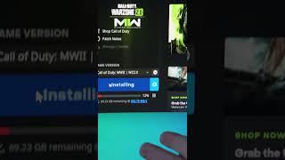 Downloading MW2 with 5 Gig Fiber 