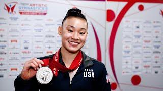 Leanne Wong (USA) - Interview - 2021 World Championships - All-Around Final