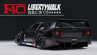 F40 Liberty Walk by Rebel Cars | CGI Magic by IXOR VFX