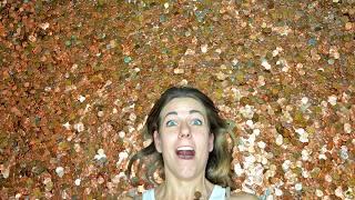 500,000 Pennies! I Make a Crazy Sculpture