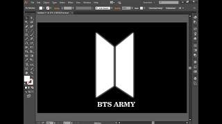 how to design bts logo