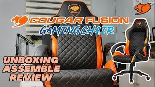 COUGAR FUSION Gaming Chair - Unboxing, Assemble & Review