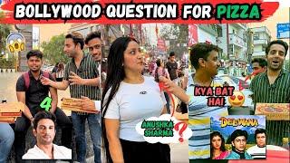 Bollywood Questions Challenge In Public  For large Cheese Pizza  | Sahil Khan NT | #bollywood