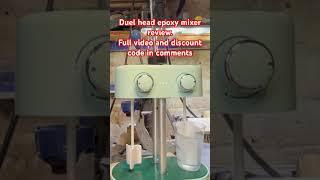 #review of duel head #epoxy mixer from Resiners. Discount code ccuk @CCUKRESIN