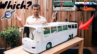 How I Made Volvo Multiaxle B9R Rc Bus At Home( Part-1)