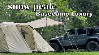 Snow Peak Alpha Breeze First Set Up And Sleep Review