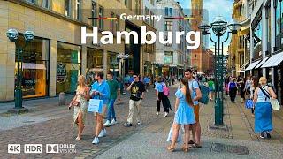 Hamburg, Germany  Amazing City Walking Tour ️ 4K 60fps HDR | A Sunny Day Walk, 2023