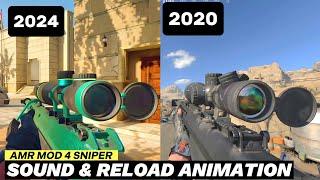 AMR MOD 4 Sniper Reloaded Animation Sound Compair With Black Ops Cold War M82 2020 Black Ops 6