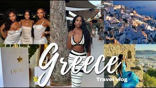 GREECE TRAVEL VLOG: ATHENS, SANTORINI & MYKONOS! LUXURY VILLAS, EURO SUMMER, BEACH CLUBS + MORE