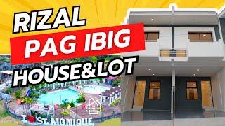 PAG IBIG HOUSE AND LOT IN RIZAL NEAR MANILA