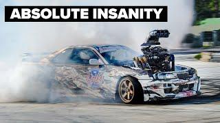 Aussie Style R34 Burnout Machine visits the LZ Compound