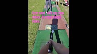 New Clubs. First Shot. It looked off from the start. Shot#1 #golf #vibes #meta #glasses