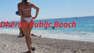 Walking tour in to Albanian paradise-Dhermi (Dhërmi) Public  Beach - Vlorë (Valona), Albania