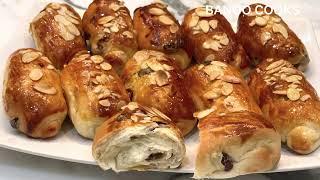 Raisin Roll Bread  نان رولی کشمشی ترد و خوشمزه