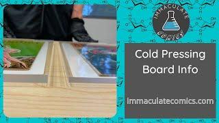 comic book cold pressing board info