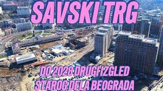 Beograd na vodi SAVSKI TRG kreće Pošta,Vrtić i Škola Bw po planu,2 nove ulice i 5 projekata#beograd