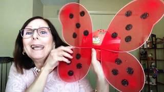 Dollar Tree Fairy Wings, Bee Wings & Ladybug Wings and Matching Skirts! Vlogmas Day 19