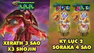 TOP khoảnh khắc điên rồ nhất Đấu Trường Chân Lý: Xerath 3 sao X3 Shojin, Kỷ lục roll 2 Soraka 4 sao