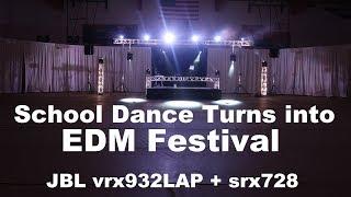 DJ GIG LOG 083 | Massive Homecoming | JBL vrx932lap srx728 | Large Trussing | EDM Style Concert