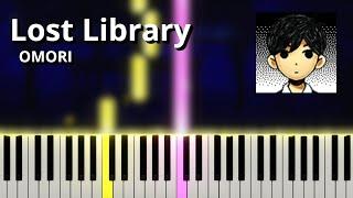 Lost Library - OMORI OST (Piano Tutorial)