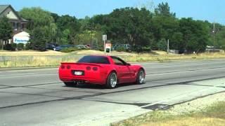 Loud Corvette C5 and BMW Drift Take Off