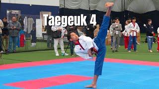 Taekwondo Taegeuk 4 Poomsae