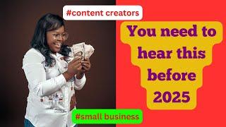 Why you should start CONTENT CREATION and MONETIZE your passion before 2025.