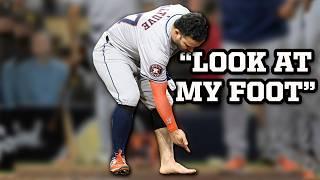 Jose Altuve ejected for showing the umpire his foot, a breakdown