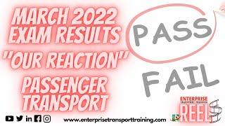 Operator CPC / Transport Manager March 22 Exams Our Reaction Passenger Transport