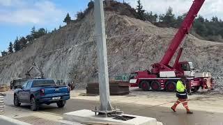 Ορατές οι κολώνες του Flyover