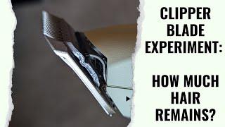 Horse Clipping Tips - How Much Hair Remains after Different Blades?